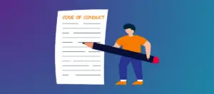 What is the code of conduct for healthcare support workers?