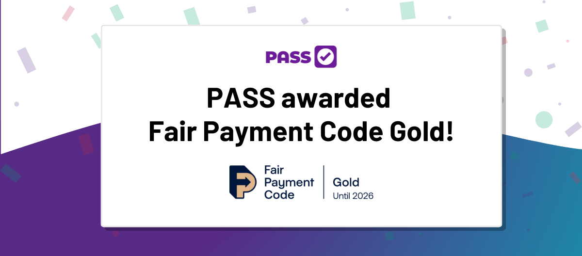 PASS Achieves Fair Payment Code Gold!