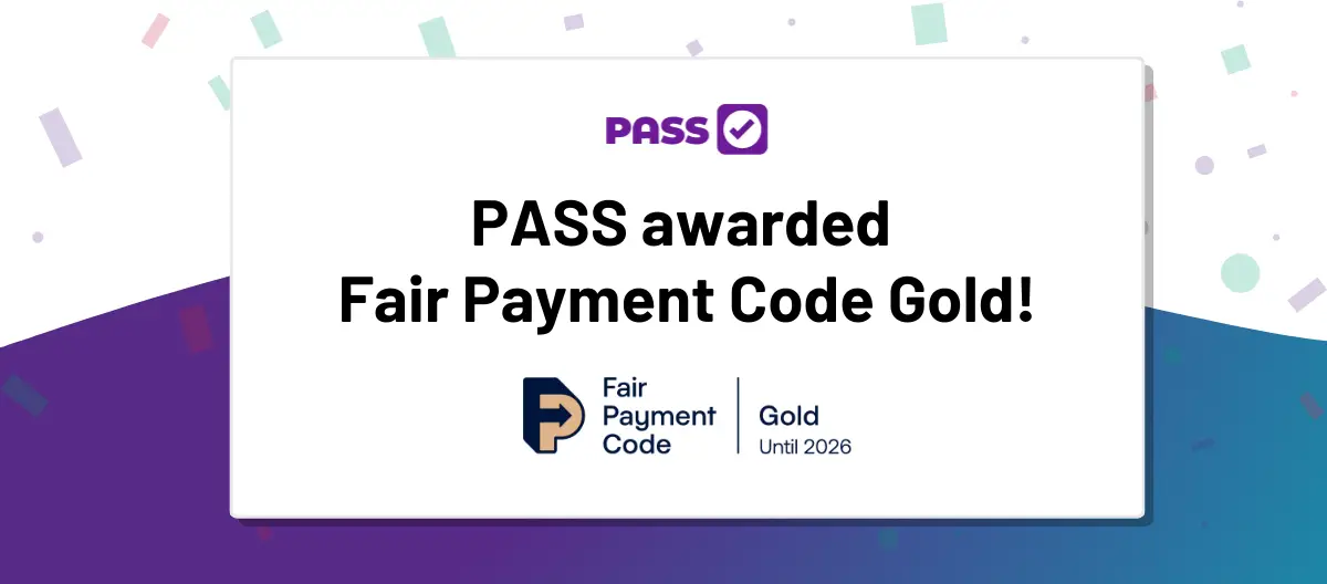 PASS Achieves Fair Payment Code Gold!